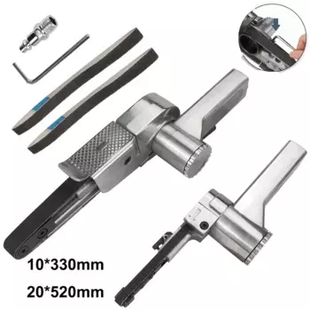 Пневматическая ленточная шлифовальная машина, угловой шлифовальный станок, ширина 10/20 мм, гриндер ленточный,ленточная шлифмашина