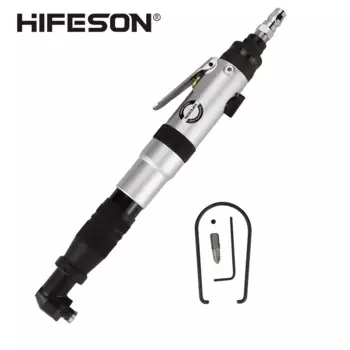 Пневматическая отвертка HIFESON 518B, коленчатый сцепление, автоматический ограничитель крутящего момента, угол 90 °