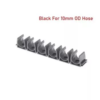 Хомут для труб TMA, нейлон, черный/белый, 4/6/8/10/12 мм