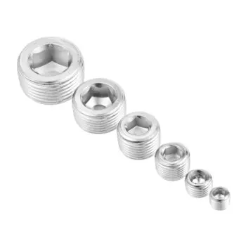 10 шт. пневматические 1/8 "1/4" 3/8 "1/2" NPT наружная резьба, внутренняя Шестигранная головка, трубные вилки, разъем, железные пневматические детали
