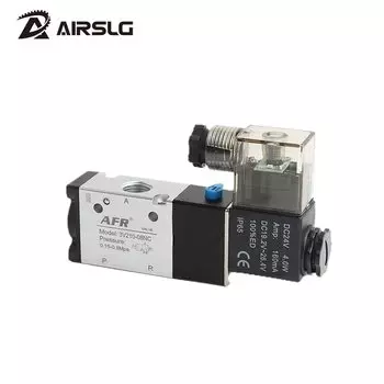 Пневматический электромагнитный клапан AIRSLG 3V210-08-NC 1/4" 24В DC 12В 110В AC