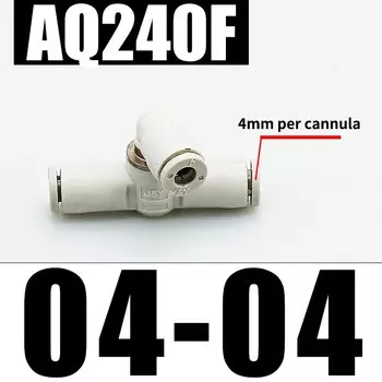 Пневматический Быстрый выпускной клапан AQ240F-04-00 04-04 встроенный глушитель AQ340F-06-00 06-06