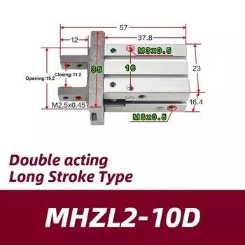 Пневматический цилиндр ERICC MHZ2 серии