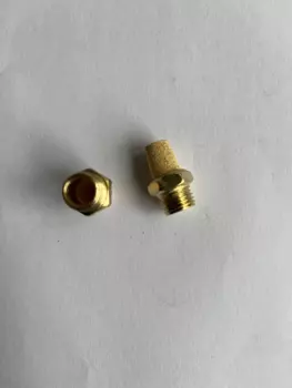 Пневматический глушитель VIDONIA BSL-02 из спеченной бронзы 1/4" BSPT