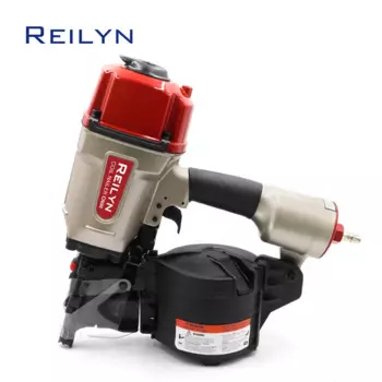 Пневматический гвоздезабивной прибор Reilyn CN90B, промышленный гвоздезабивной прибор с воздушными поддонами для гвоздей 50-90 мм, сверхмощный, кратирующий, обработка древесины