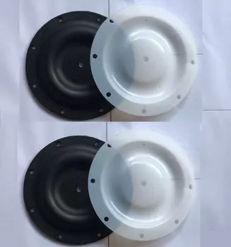 Пневматический мембранный насос VKM QBY-50, нержавеющая сталь, нитрил, резина, устойчивость к кислотам и щелочам