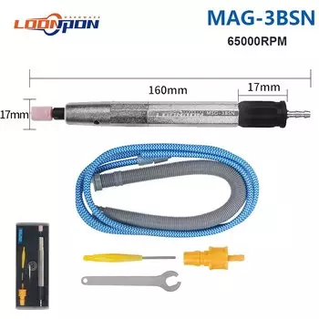 Воздушная шлифовальная машина, пневматическая микрошлифовальная машина, шлифовальный станок для ручек для полировки, шлифования, закрытия 3 мм, сбор