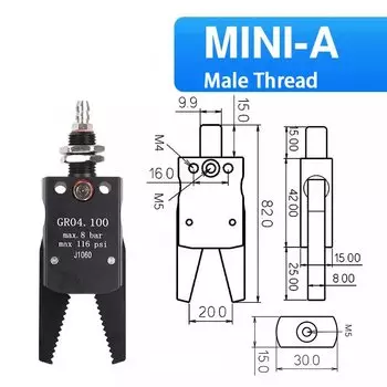 Пневматический мини-захват TINGBAI MINI Series