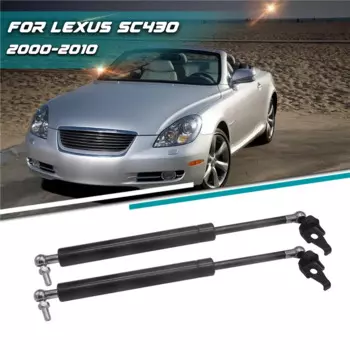 Пневматический подъемный опорный стержень для панелей капота для Lexus SC430 2000-2010, передний держатель, автозапчасти