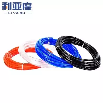 Пневматический шланг 5 м/10 м/20 м, ПУ OD 4/6/8/10/12/14/16 мм ID 2,5/4,5/6,5/8/10/12 мм черная прозрачная красная синяя Воздушная трубка