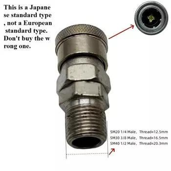 Пневматический соединитель Liyadu SF20 30 40