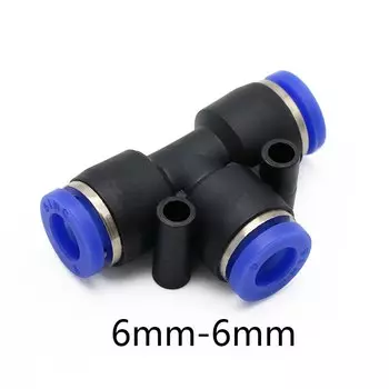 Пневматический тройник EARUELETRIC 3-х way 4-16 мм