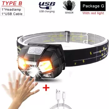 POCKETMAN Перезаряжаемый налобный фонарь 6000 лм