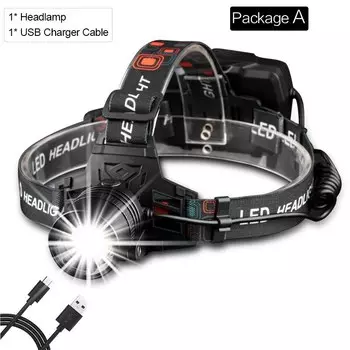 POCKETMAN XHP50 USB перезаряжаемый налобный фонарь