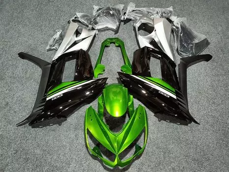 Подайте заявку на Kawasaki Z1000SX Обтекатели Z 1000 SX Обтекатели из АБС-пластика 2010 - 2014 SX с сумкой серия комплекты на все тело жемчужный зеленый черный