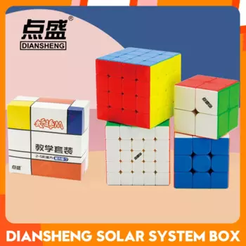 Подарочная коробка-куб Diansheng 2x2 3x3 4x4 5x5 2x2x2 3x3 4x4 5x5x5 Magic кубическая Подарочная коробка Meilong Speed Bundle головоломка