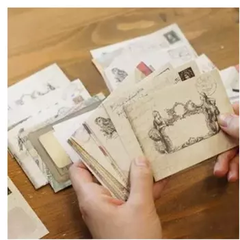 Подарочные конверты Alideco из крафтовой бумаги 60 шт.