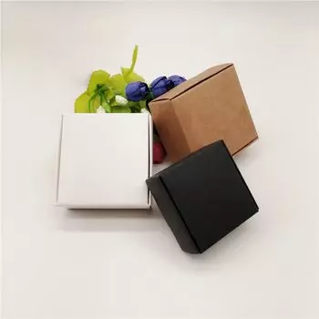 Подарочные коробки из крафт-бумаги ruihaoyu, 50 шт.