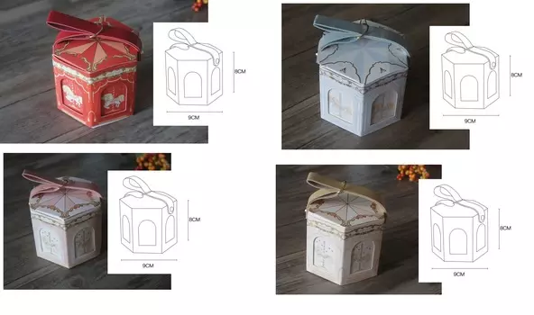 Подарочные коробочки TSbansheng 12 шт.