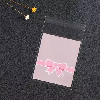 Подарочные пакеты FOUYIM с волнистым бантом 10 шт.