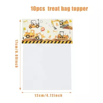 Подарочные пакеты QIFU с рисунками 10 шт.