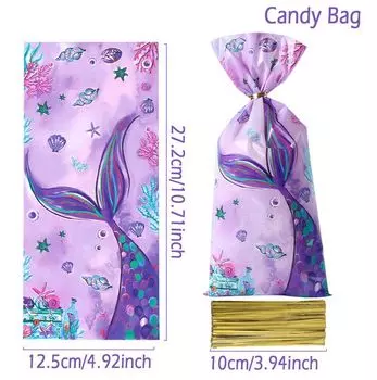 Подарочные пакеты с русалкой Huiran