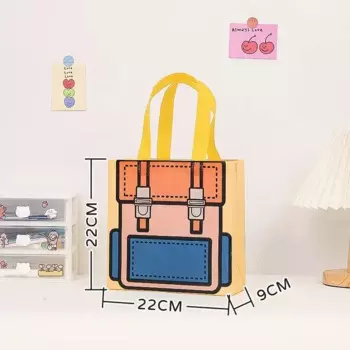 Подарочные пакеты WONTIVE мультяшного стиля 22x22 см