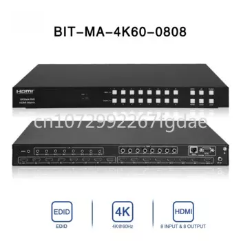 Поддержка 4k 8x8 HDMI Матрицы UHD дисплей EDID HDMI коммутатор контроллер 4k видео Матрица