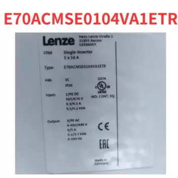 Подержанный одноосный драйвер E70ACMSE0104VA1ETR, хорошо протестированный функционал, быстрая доставка