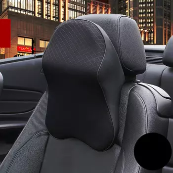 Подголовник автомобильного сиденья, 3D подушка из пены с эффектом памяти, облегчение боли в шее, дорожная поддержка шеи, дышащая сетчатая ткань, подушка из пены с эффектом памяти