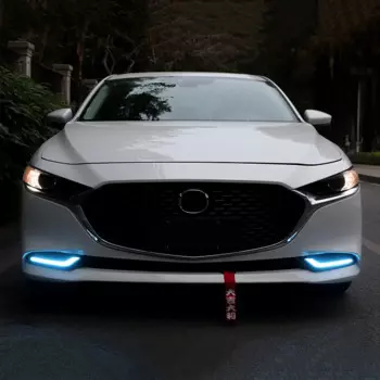 Подходит для 2020-2023 Mazda 3 Axela дневные ходовые аксессуары для заднего бампера