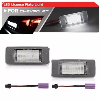 Подходит для Chevrolet Tahoe Malibu Equinox Suburban 2015 2016 2017 2018 2019 Canbus SMD светодиодные фонари номерного знака, лампа парковочной бирки