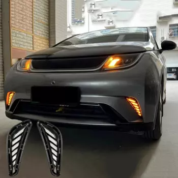 Подходит для дневных ходовых огней 2021-2024 BYD DOLPHIN, передних противотуманных фар, задних бамперов, аксессуаров для предупредительных ламп