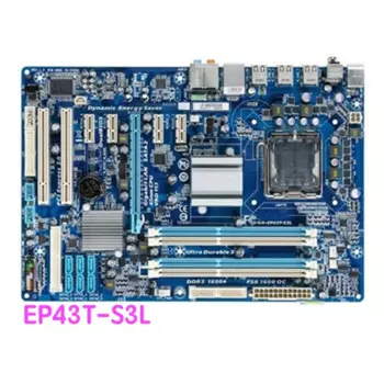 Подходит для Gigabyte GA-EP43T-S3L материнская плата EP43T S3L LGA 775 DDR3 Материнская плата 100% протестирована ок полностью работает