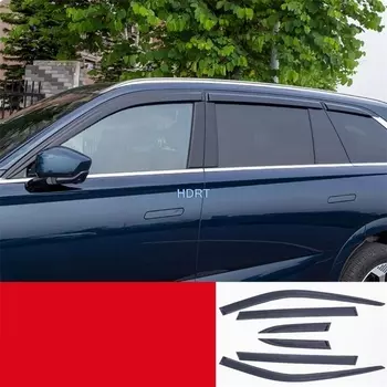 Подходит для Great Wall GWM Wey 07 2023 +, автомобильный Стайлинг, оконный козырек, навес для вентиляционного отверстия, дефлектор от солнца, дождя, защита от погоды