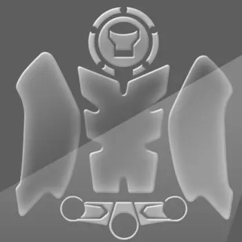 Подходит для HONDA CB650R CB 650R 2019-2024 3D эпоксидная смола мотоциклетная защита бака для мотоцикла прозрачная наклейка из рыбьей кости