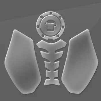 Подходит для HONDA CBR600RR CBR600 RR CBR 600 2003-2006 2005 мотоциклетная защита бака 3D эпоксидная смола прозрачная наклейка из рыбьей кости