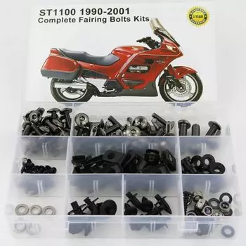 Подходит для HONDA ST1100 1990-2002, полный комплект болтов для обтекателя, винты для кузова, болты, гайки для скорости