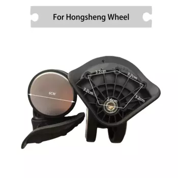 Подходит для Hongsheng, универсальная тележка на колесиках, коробка, колесо, сменные ролики для обслуживания багажа, дорожный ролик для багажа