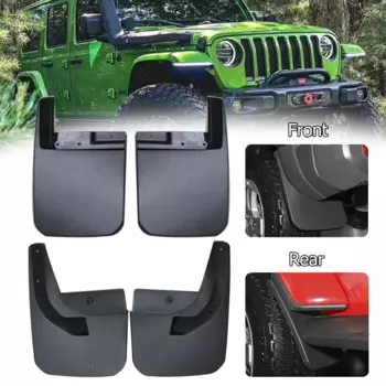 Подходит для Jeep Wrangler JL 2018, комплект брызговиков, передняя задняя часть