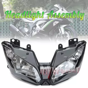 Подходит для Kawasaki NINJA ZX6R ZX636 2013 - 2018 передняя фара в сборе для мотоцикла