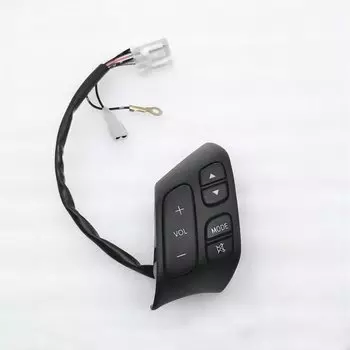 Подходит для Mazda 3 2006-2010 Mazda 5 2008, многофункциональные аудиокнопки на руле, переключатель регулировки громкости, кнопка громкости
