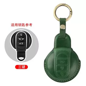 Подходит для мини-чехла для ключей от машины b m w, мини-чехол для ключей mini c o p e r, кожаный автомобильный брелок ручной работы
