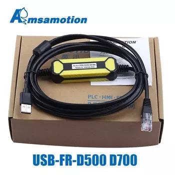 Подходит для Mitsubishi USB-FR-D700 D740 для FR-D/E/S/F500/D500/E700/D800 FR500 FR800 Series инверторный кабель для отладки