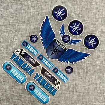 Подходит для мотоциклетных наклеек Yamaha, светоотражающая наклейка на автомобильный шлем для кузова мотоцикла YAMAHA R-Series