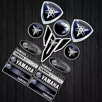 Подходит для мотоциклетных наклеек Yamaha, светоотражающие наклейки, модифицированные наклейки на мотоциклетный шлем для мотогонок