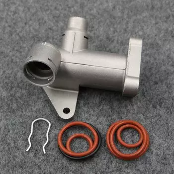 Подходит для Passat B5 2000-2005 1,8 T 2,0. Соединитель водопроводной трубы тройника головки цилиндра двигателя и четырехходового соединения алюминия 058 121 133