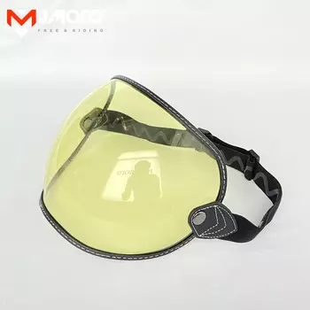 Подходит для SHOEI THOMPSON TTCO Moto2, очки для шлема, козырек, пузырьковый щит, линзы для мотоциклетного ретро-шлема, очки, линзы, пузырьковый щиток HD