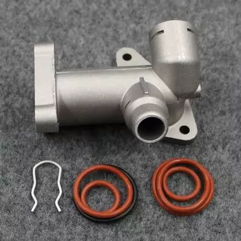 Подходит для соединителя водопроводной трубы Passat B5 1,8 1,8 T для тройника головки цилиндра двигателя и четырехходового соединения алюминия 058 121 133 058121133