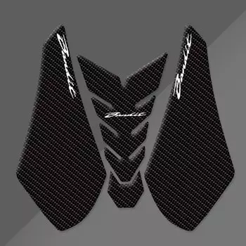 Подходит для Suzuki Bandit 650 GSF650 2007-2012 Bandit1250 GSX1250 2016, защита бака мотоцикла, прозрачная наклейка в виде рыбьей кости